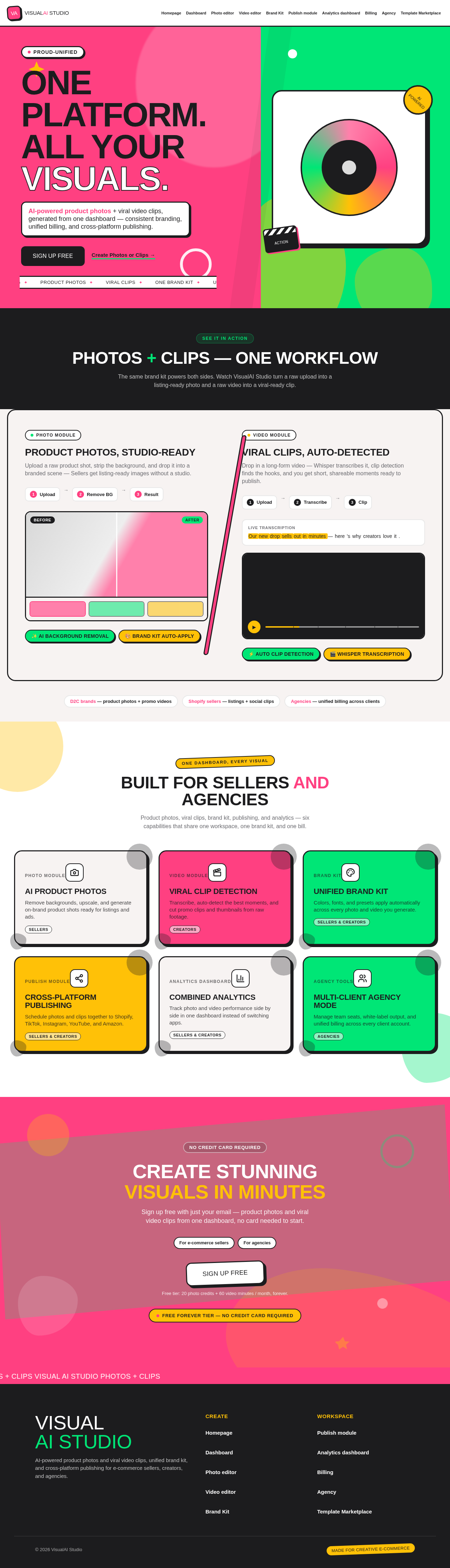 Homepage design preview