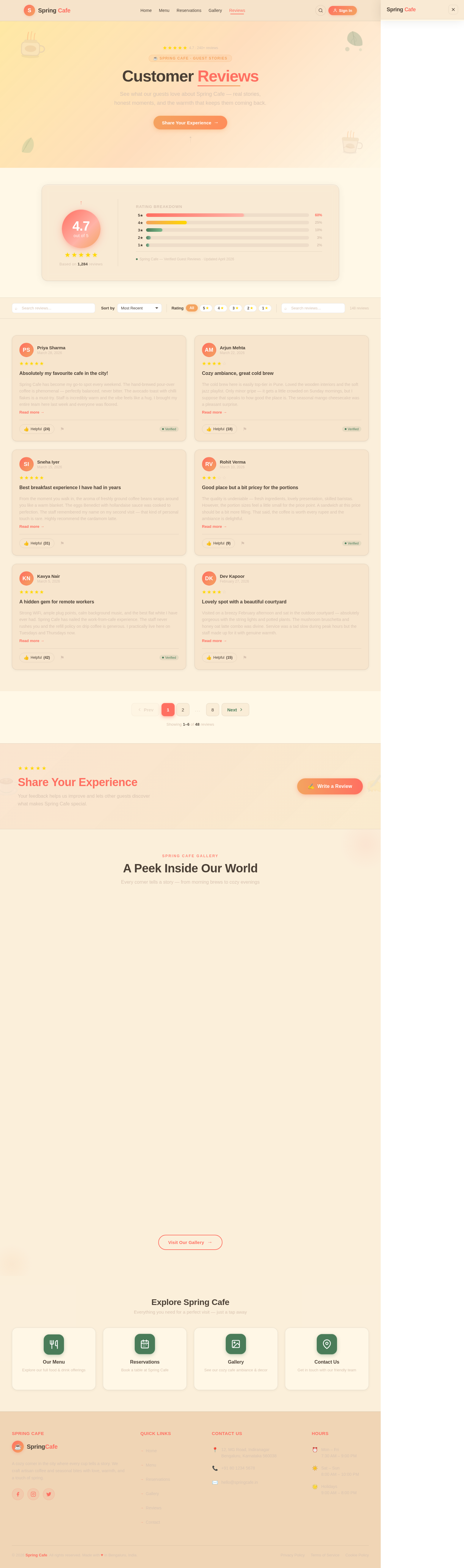 Reviews design preview