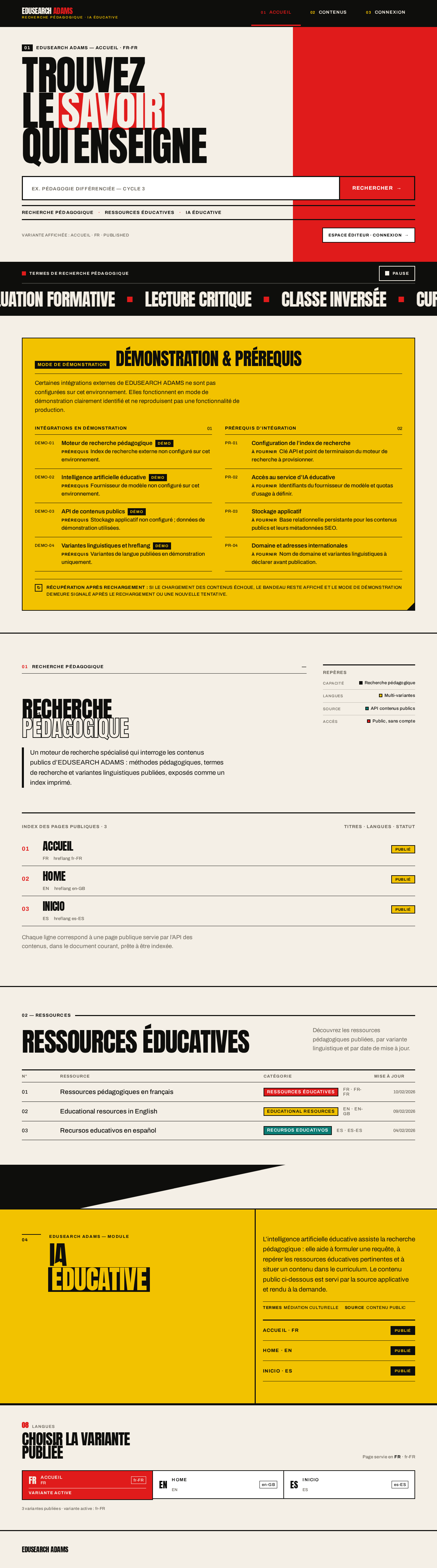 Accueil design preview