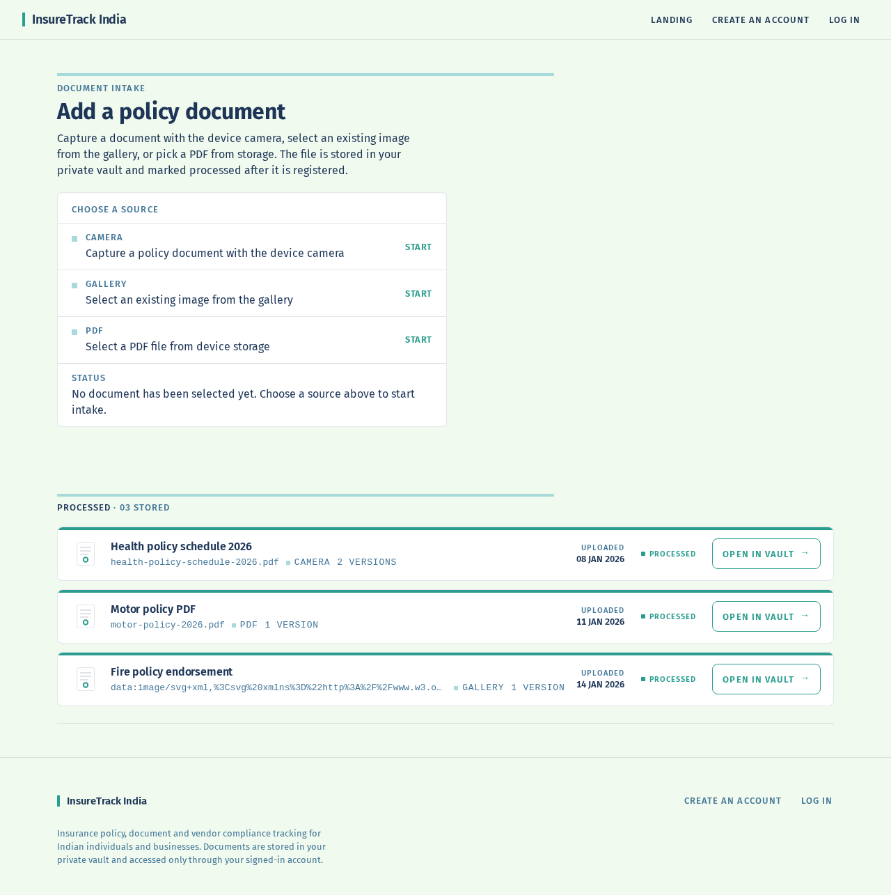 Document upload design preview