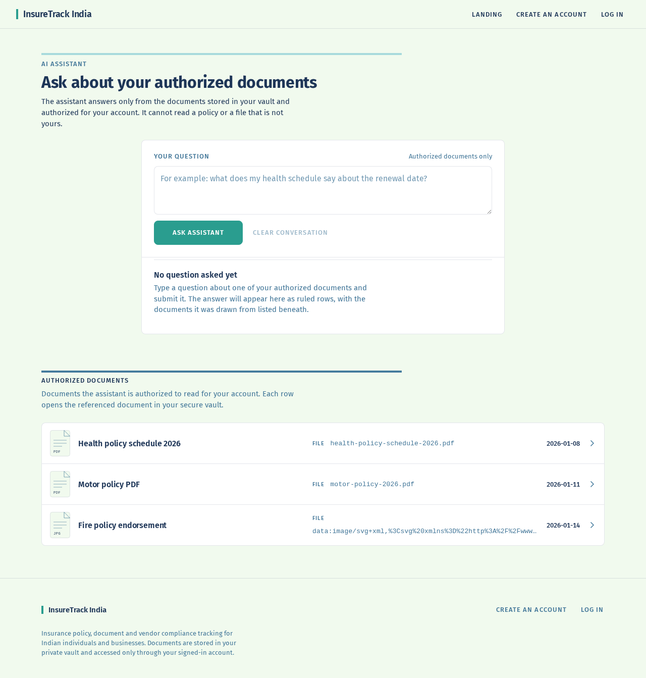 AI assistant design preview