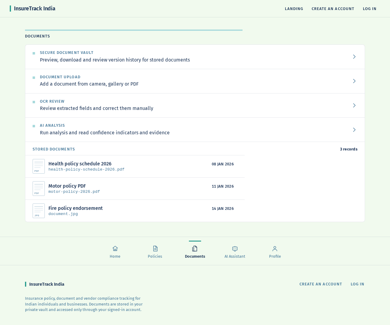 Documents design preview