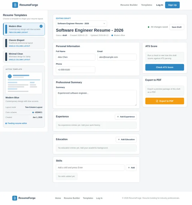 Resume Builder