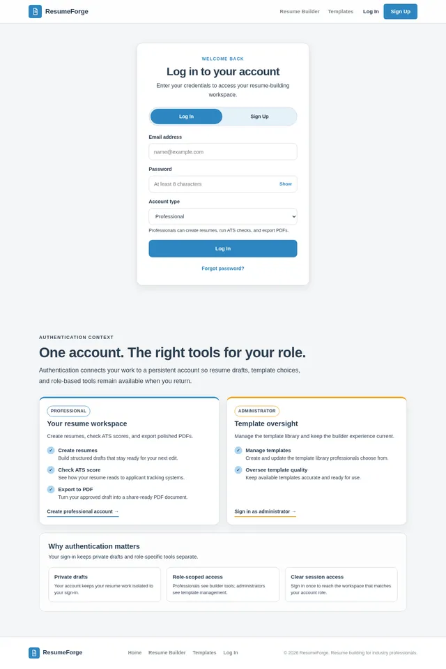 Authentication