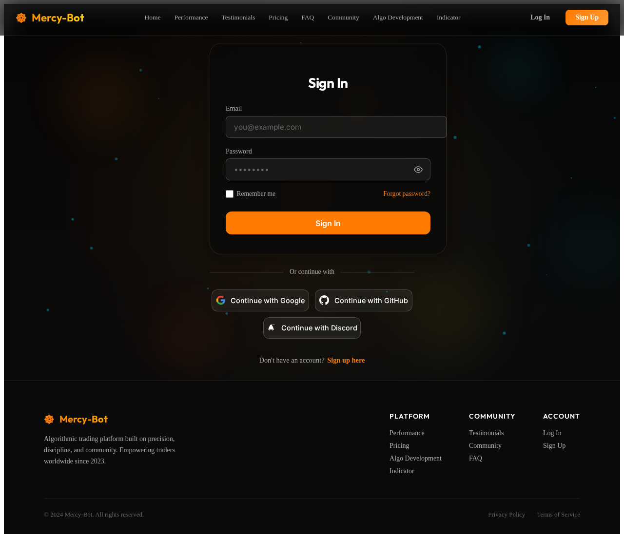 Login design preview