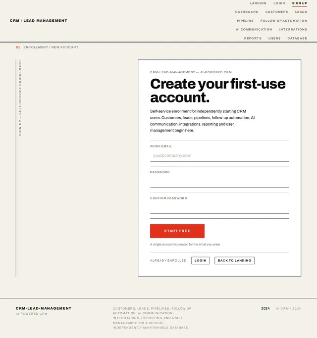 Sign Up