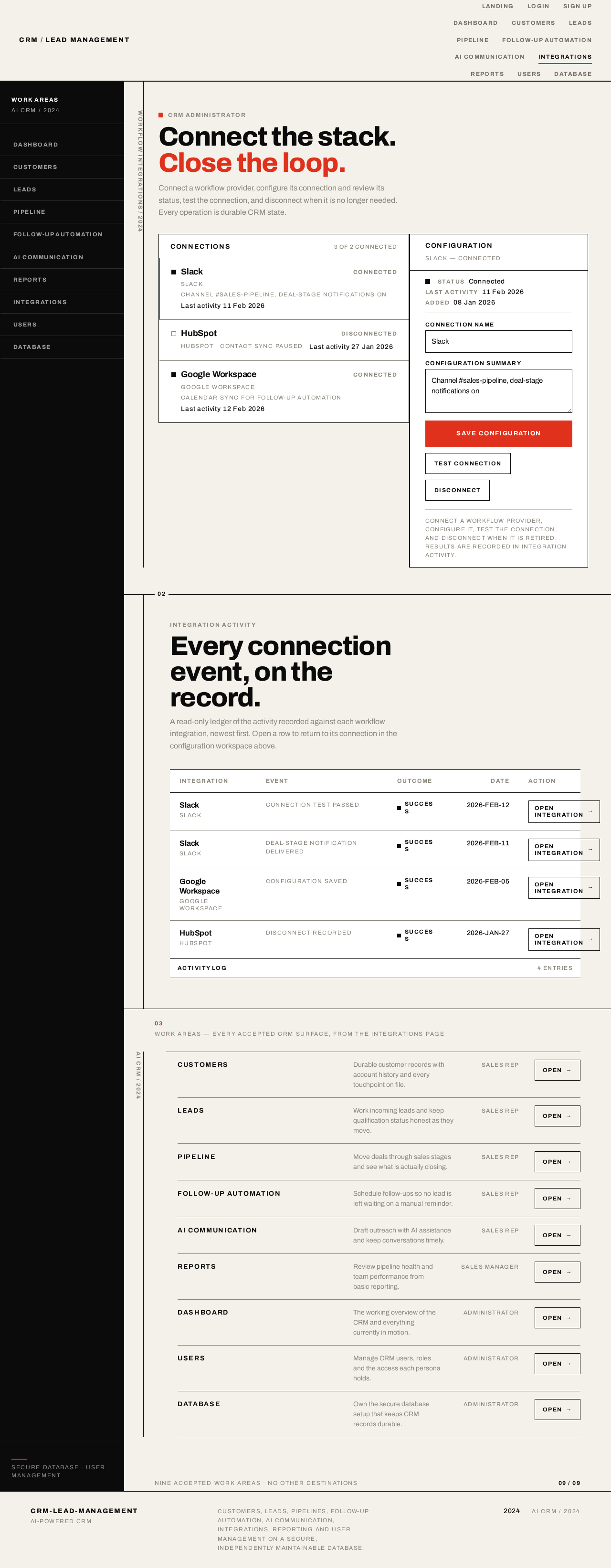 Integrations design preview
