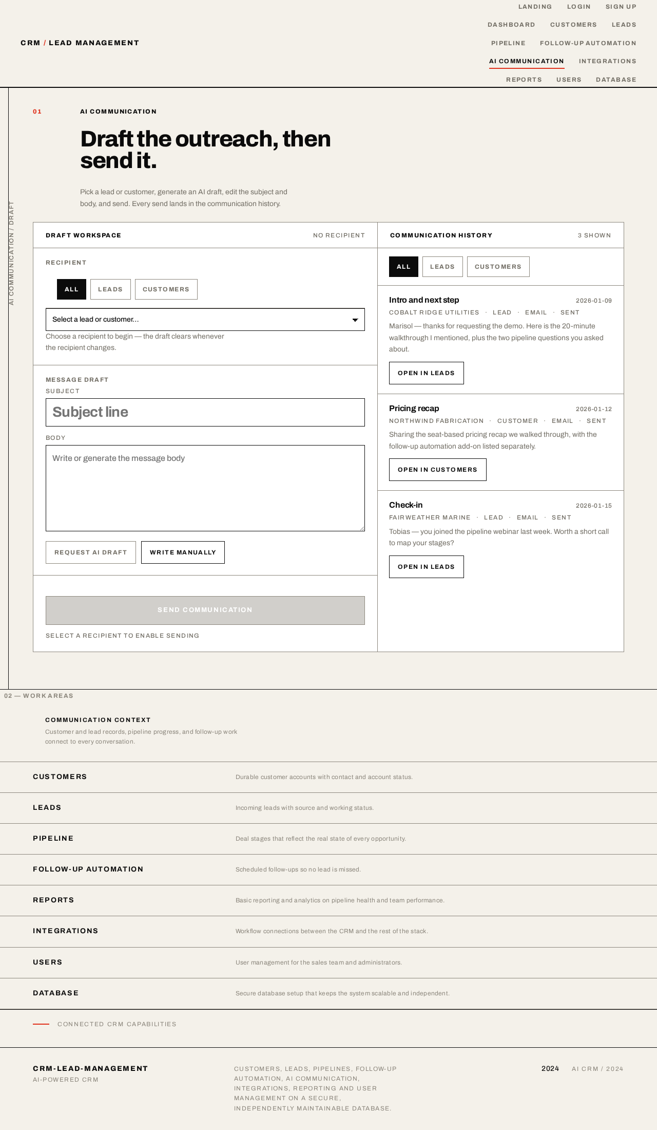 AI Communication design preview