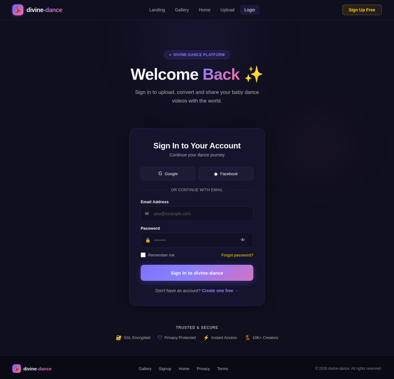 Login design preview