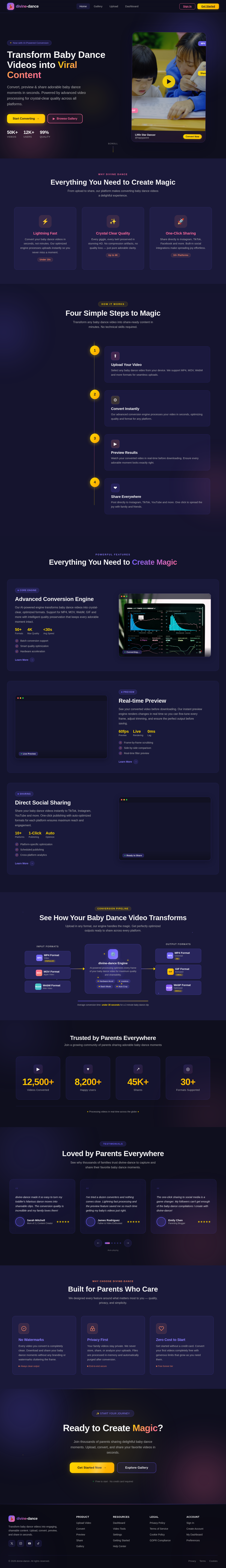 Landing design preview