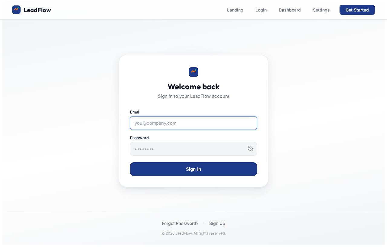 Login design preview
