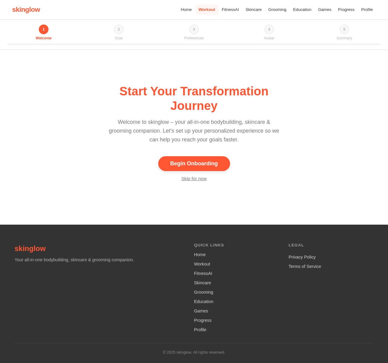 Onboarding design preview