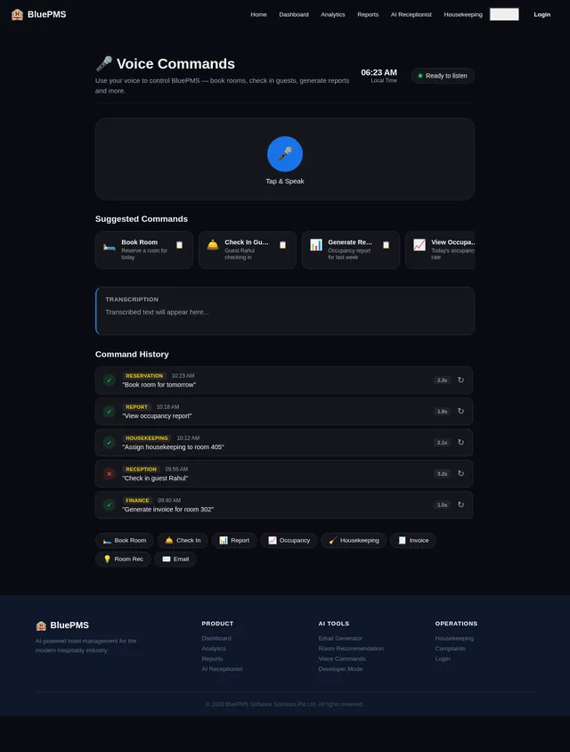 Voice Commands