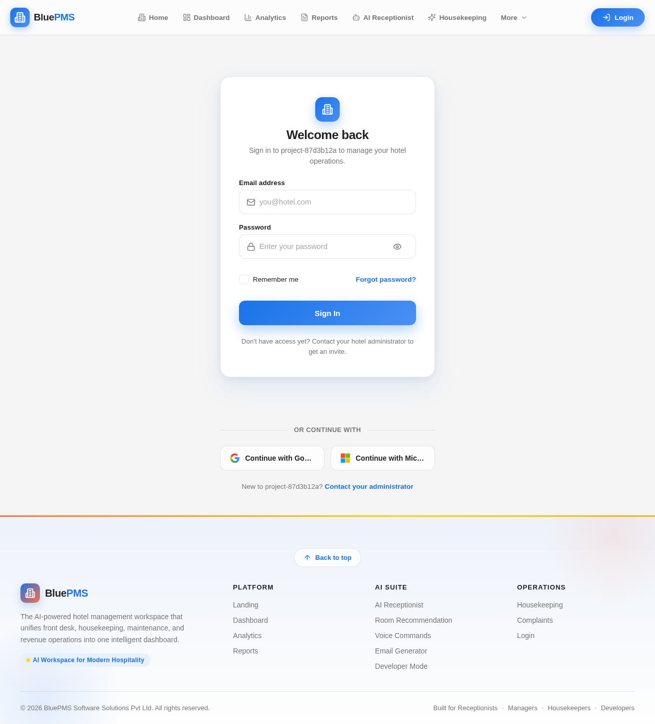 Login design preview