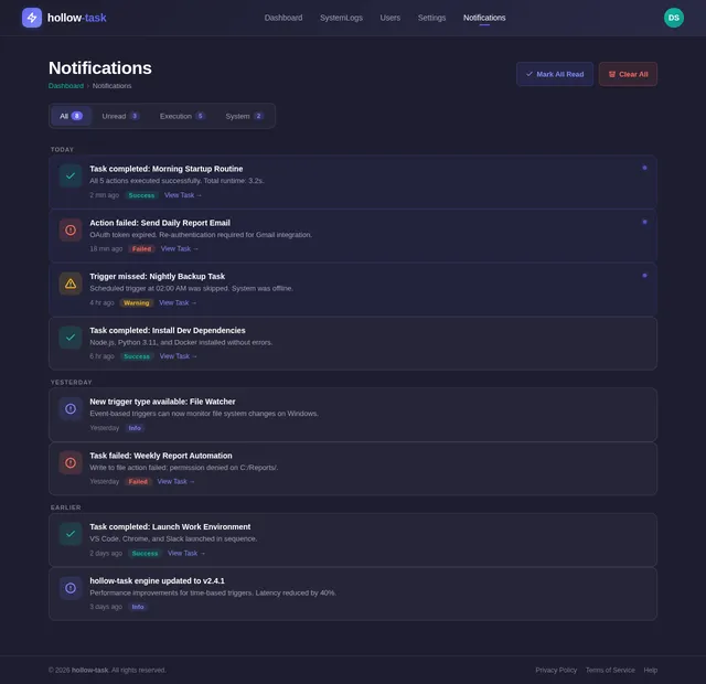 Notifications