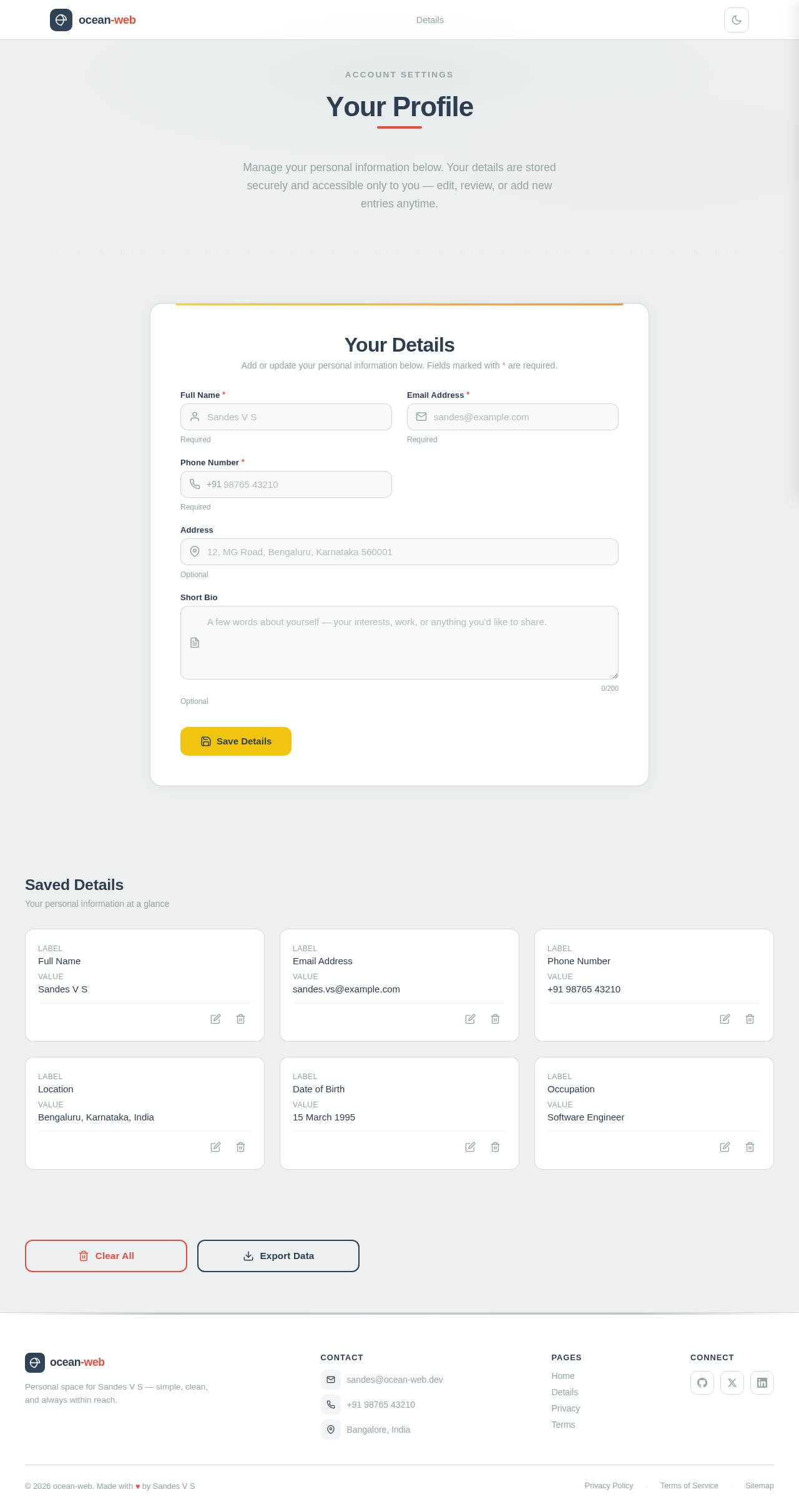 Details design preview