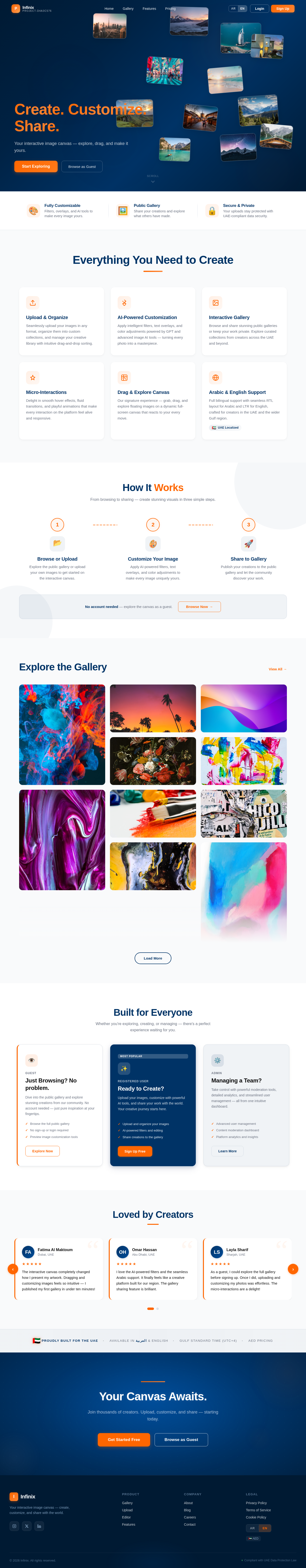 Landing design preview