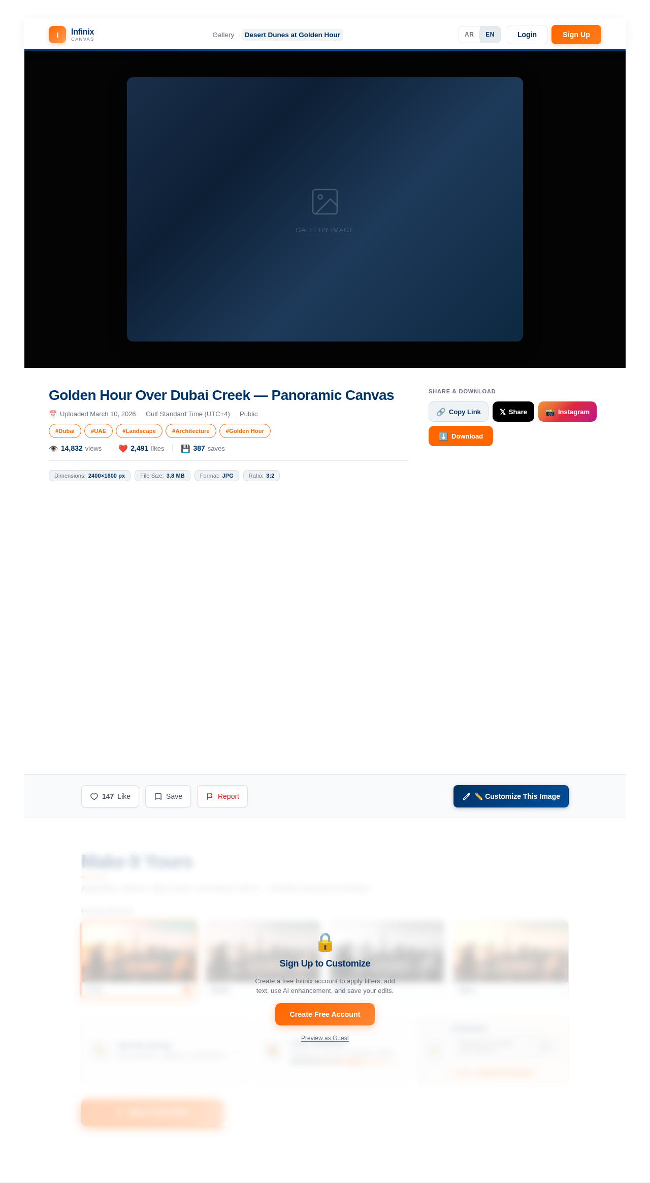 Image design preview