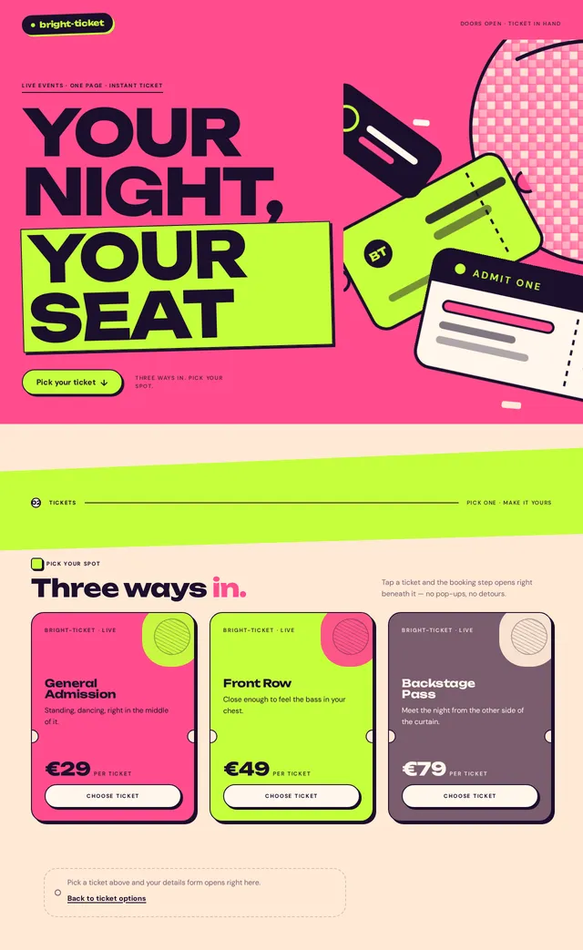Ticket Booking