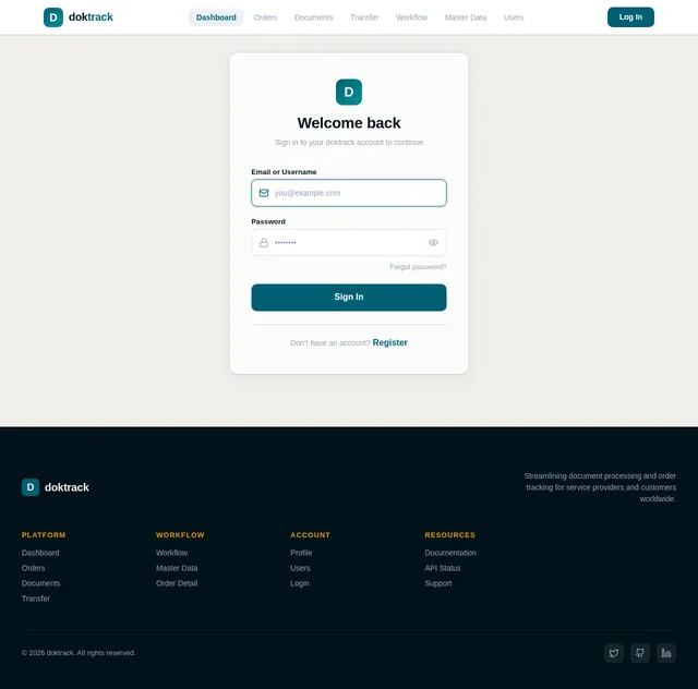 Login