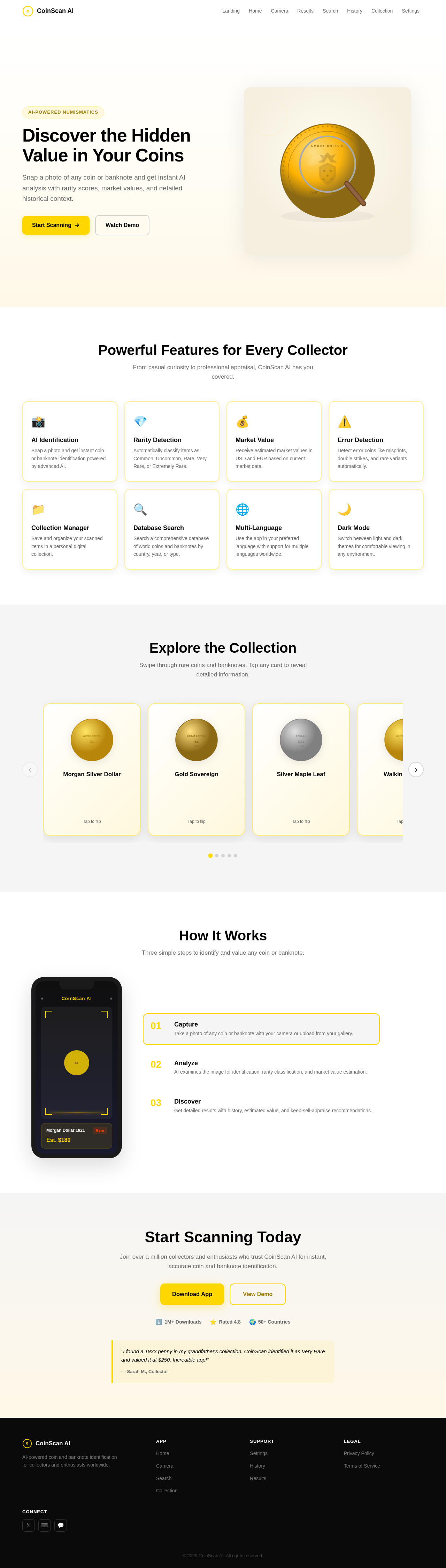 Landing design preview