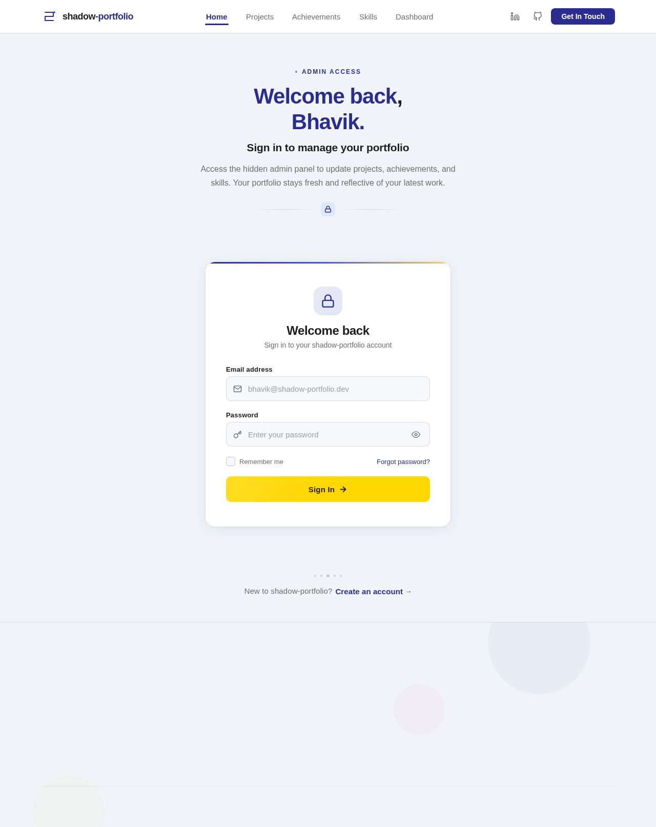 Login design preview