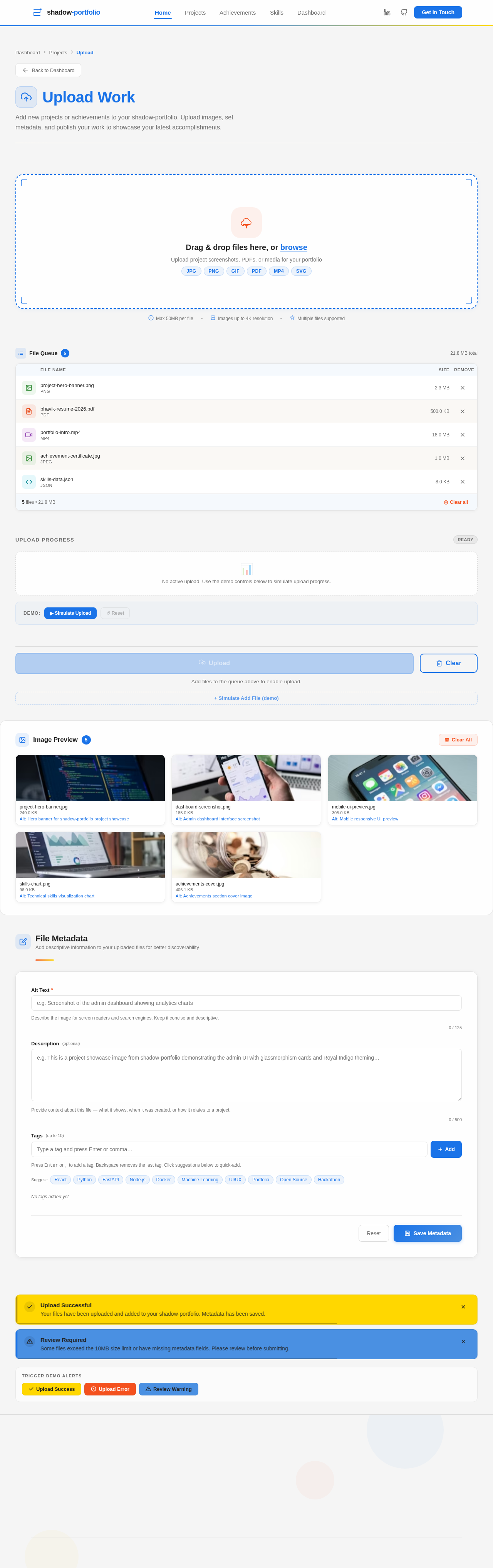 Upload design preview