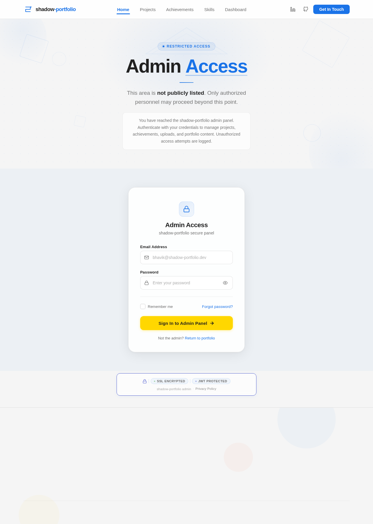 HiddenURL design preview