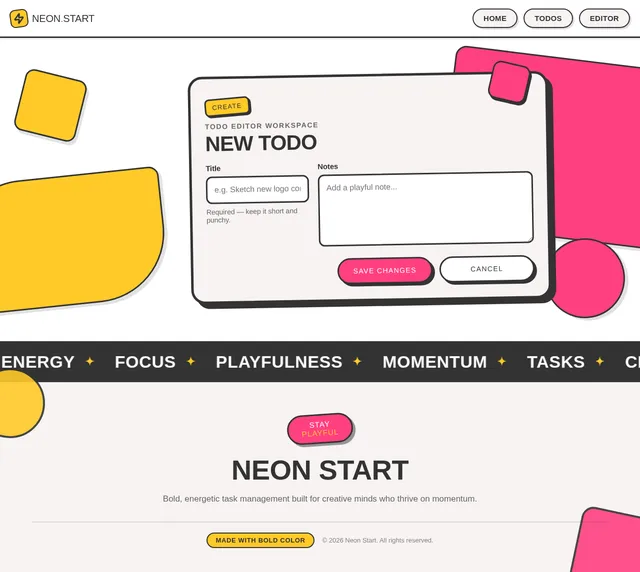 Todo Editor