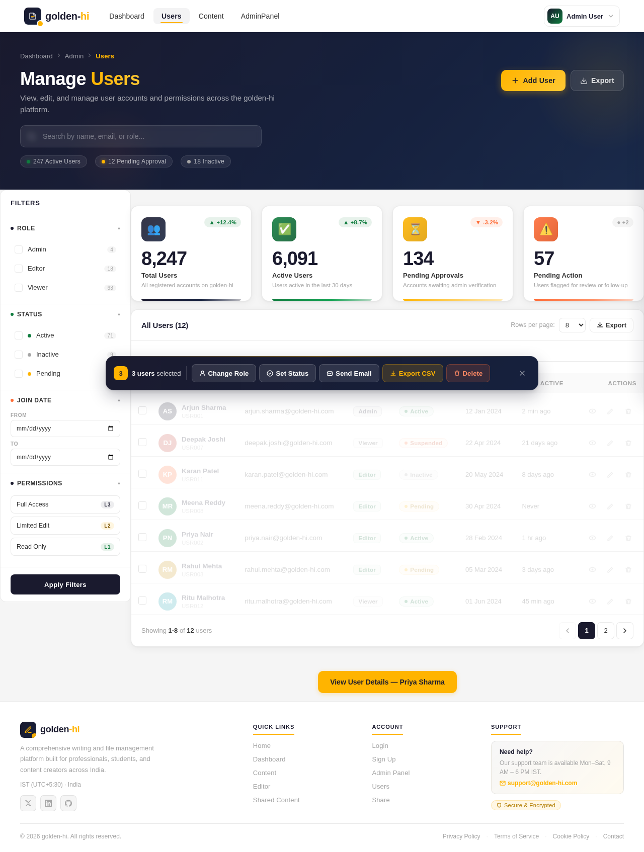 Users design preview