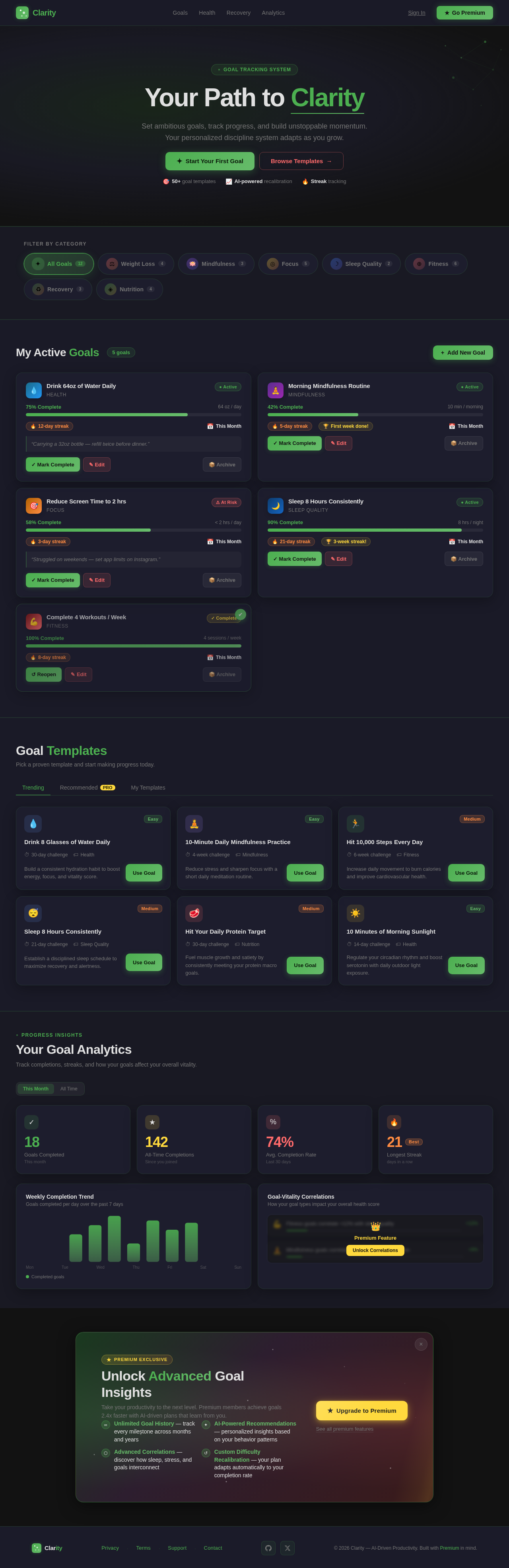 Goals design preview