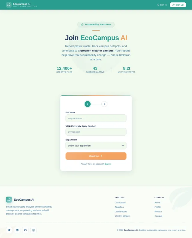 Signup
