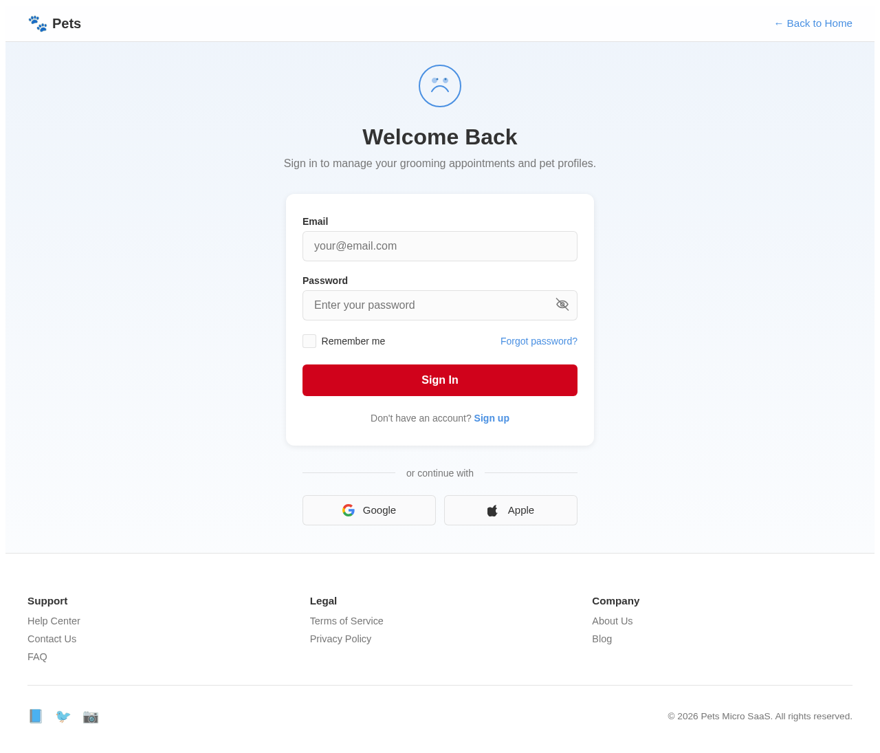 Login design preview