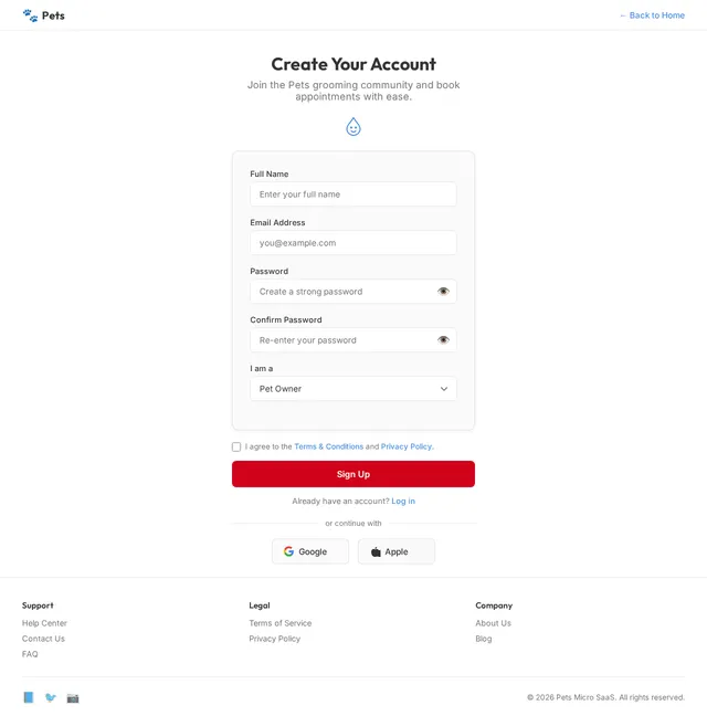 Signup