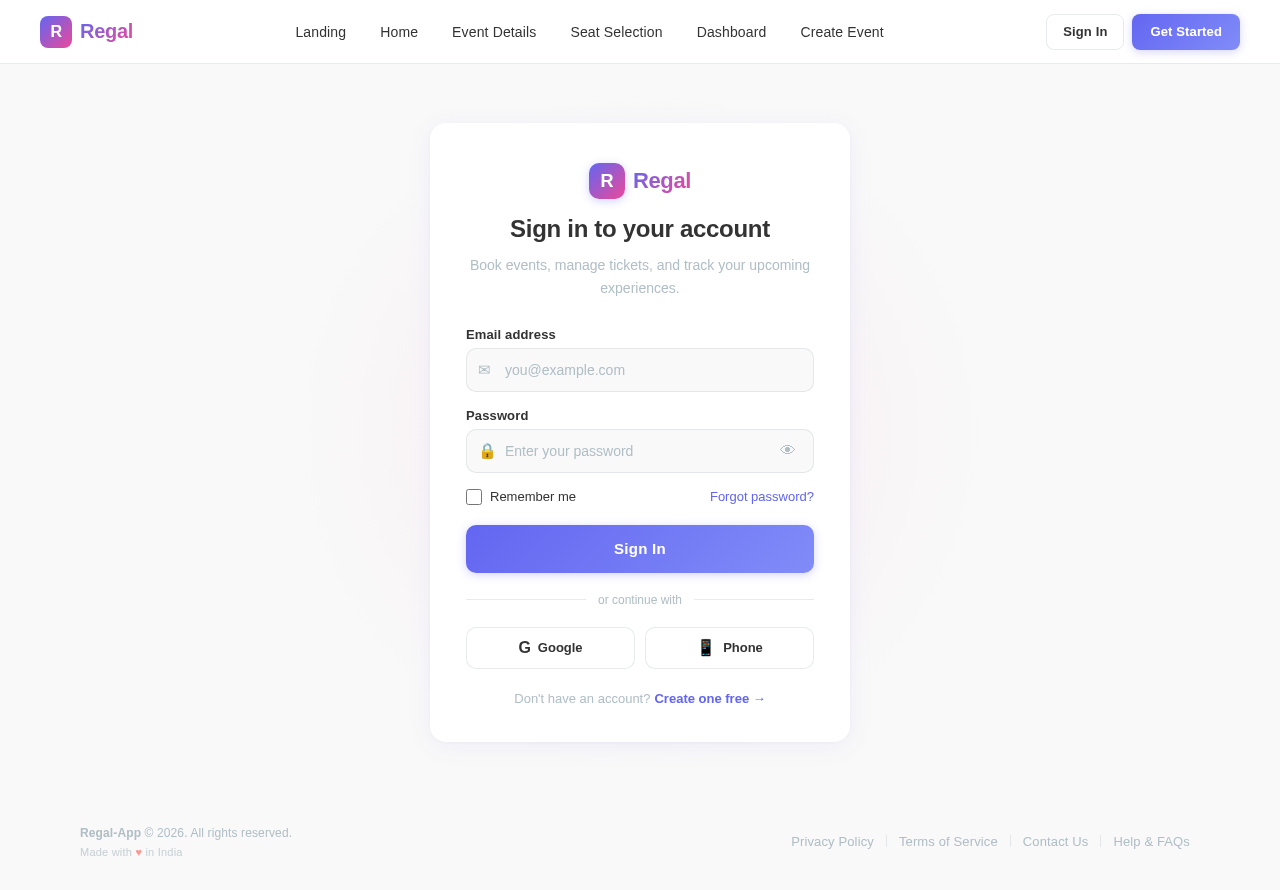 Login design preview