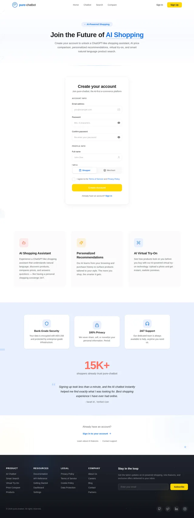 Signup