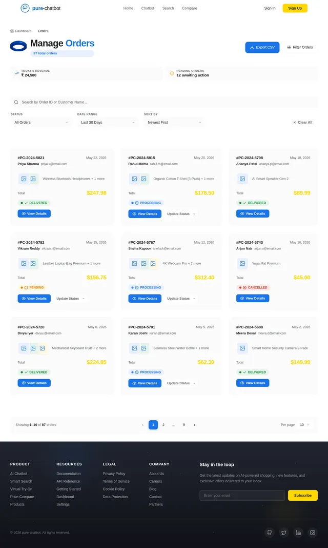 Orders