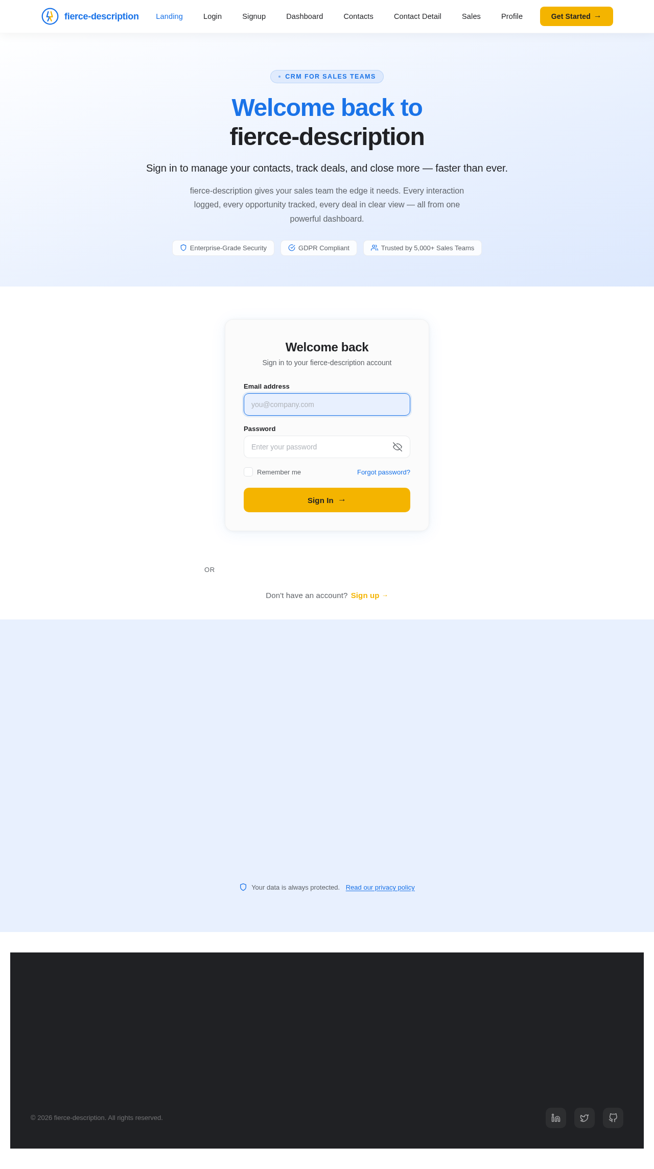 Login design preview