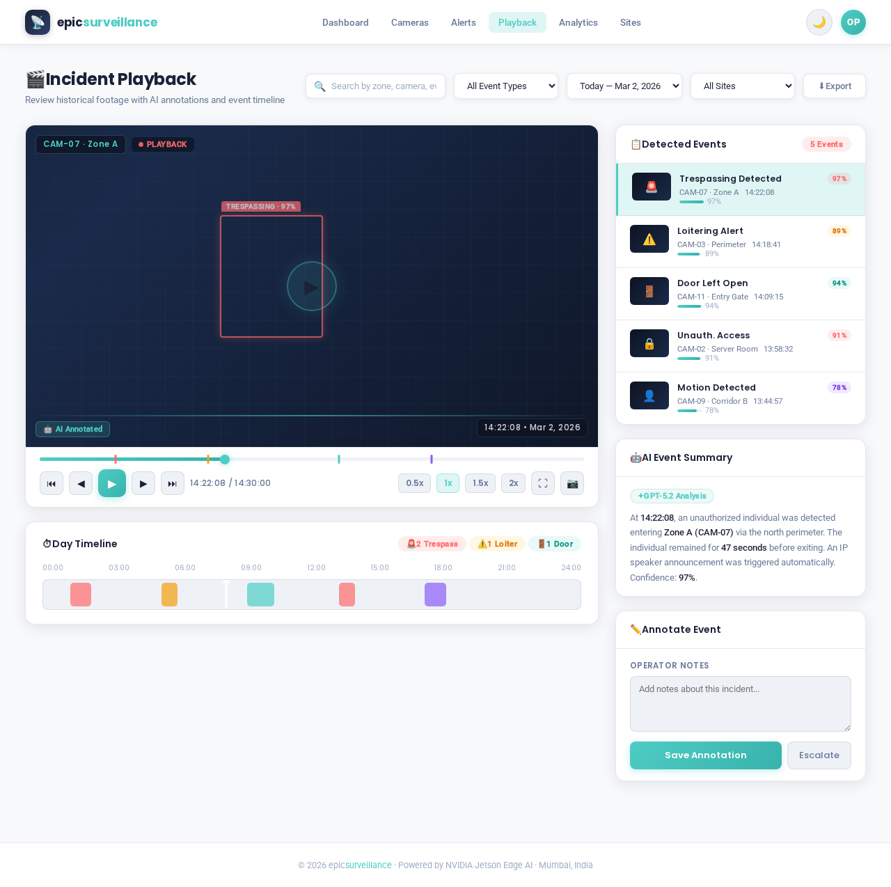 Playback design preview
