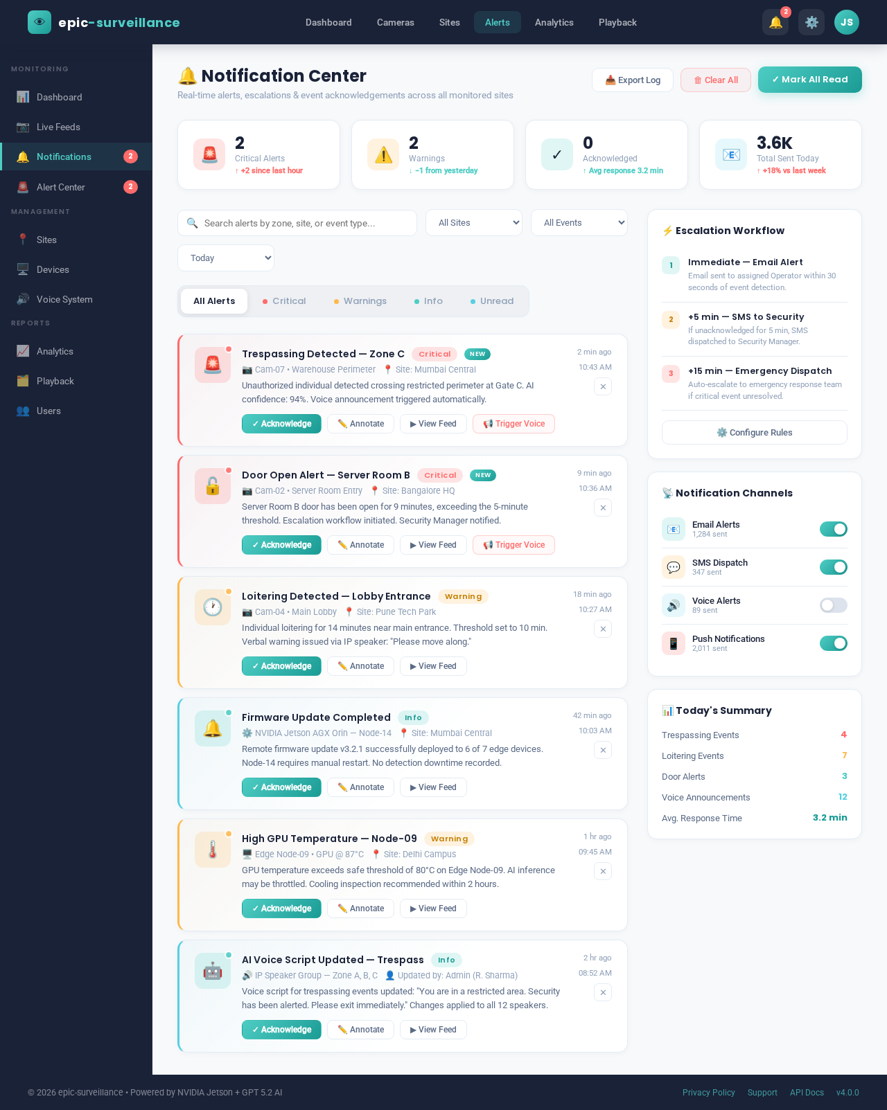 Notification design preview