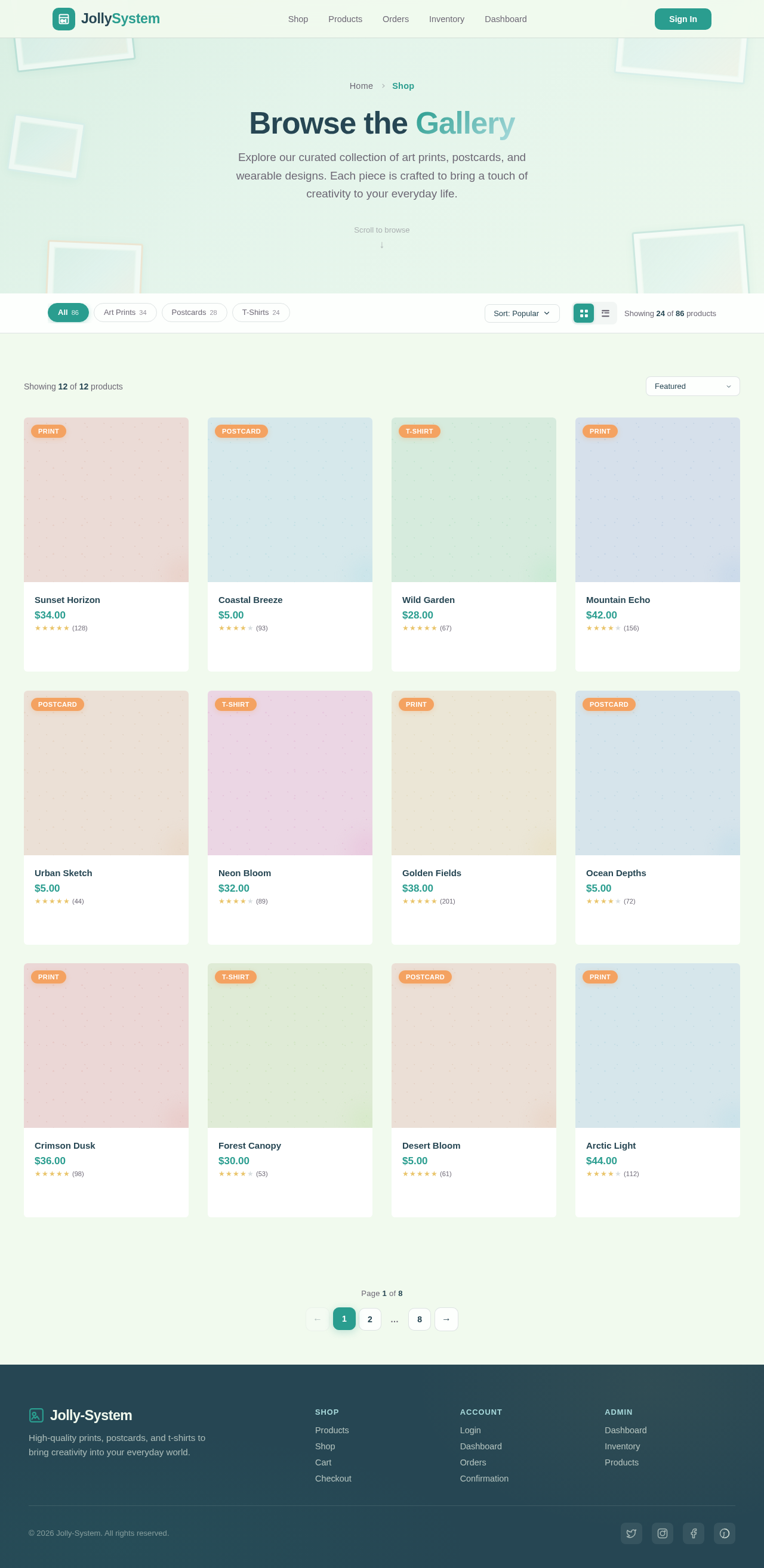 Products design preview