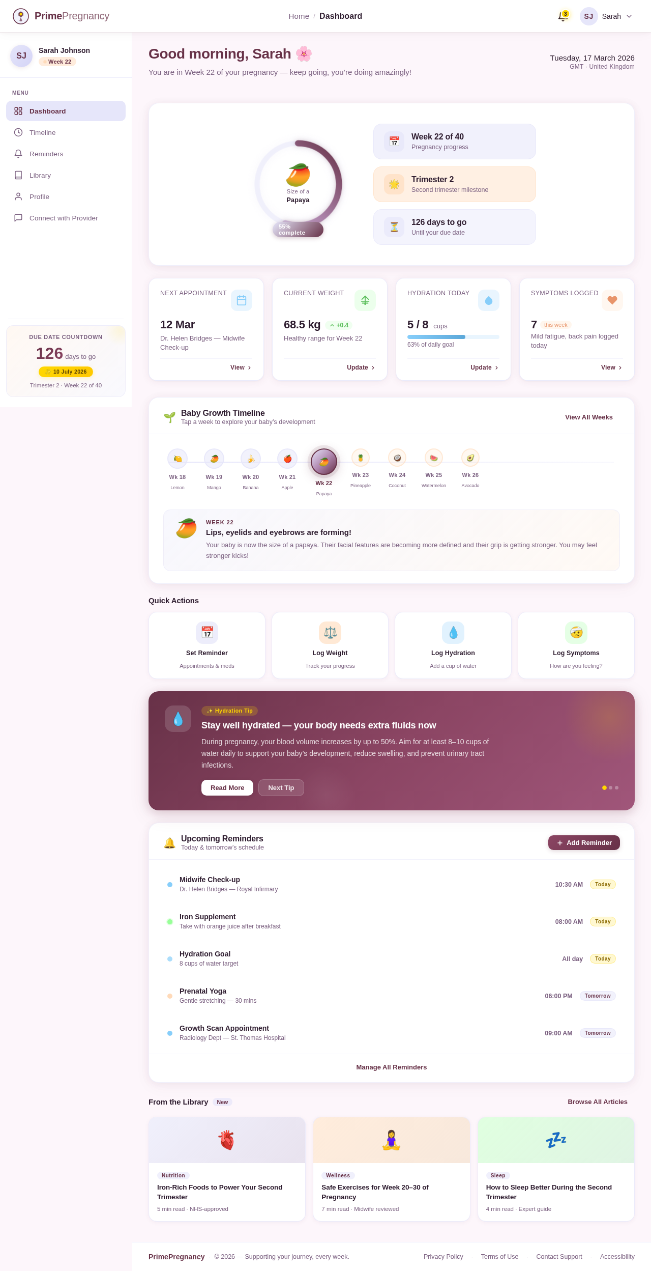 Dashboard design preview