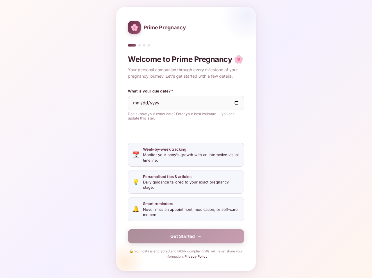 Onboarding design preview
