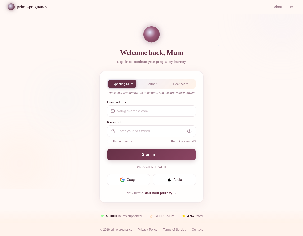 Login design preview