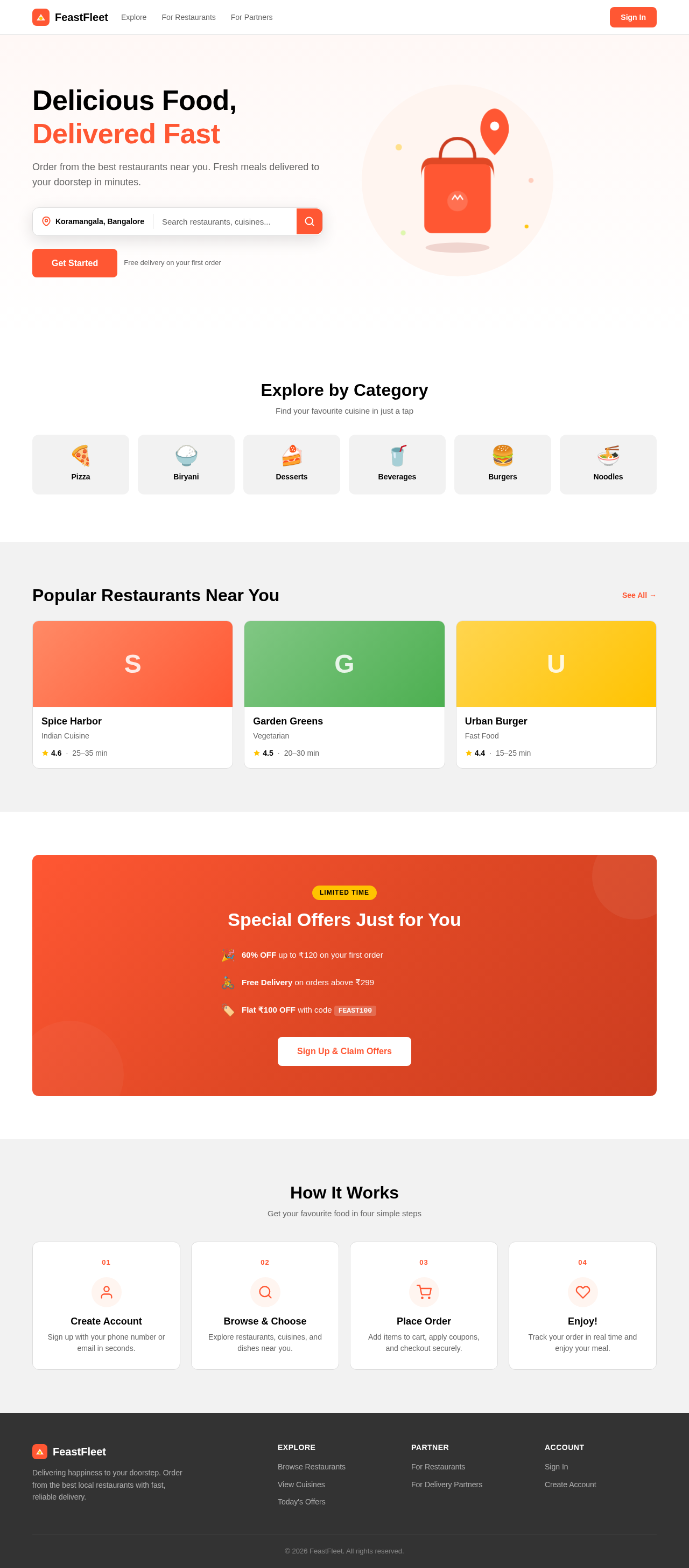 Landing design preview