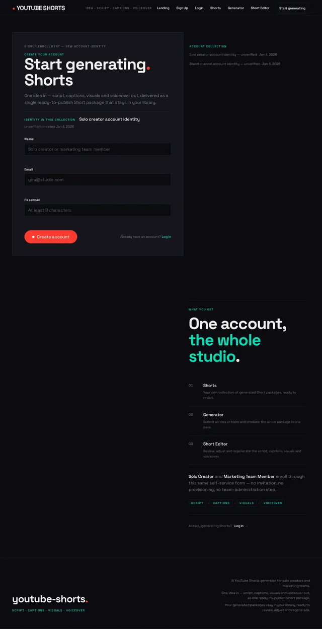 Sign Up