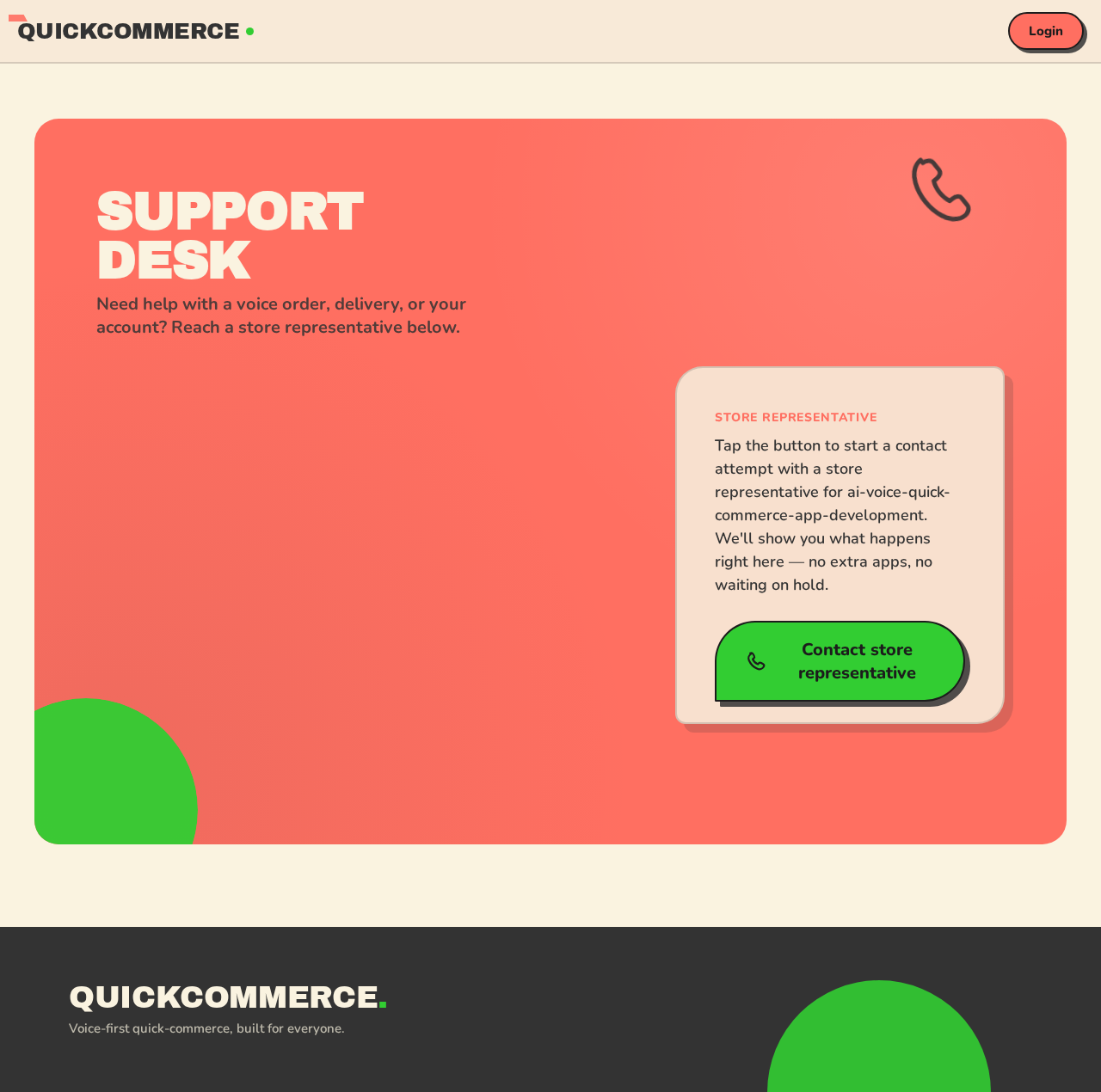 Support design preview