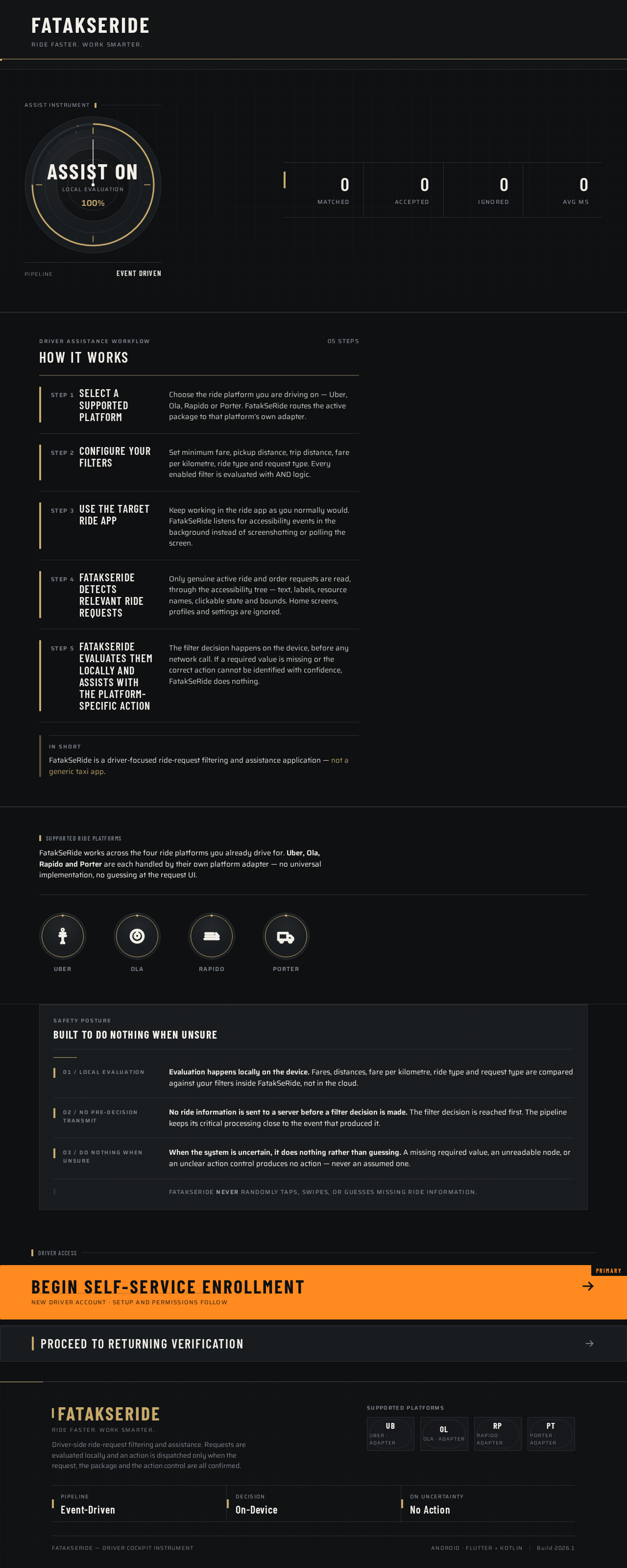 Landing design preview