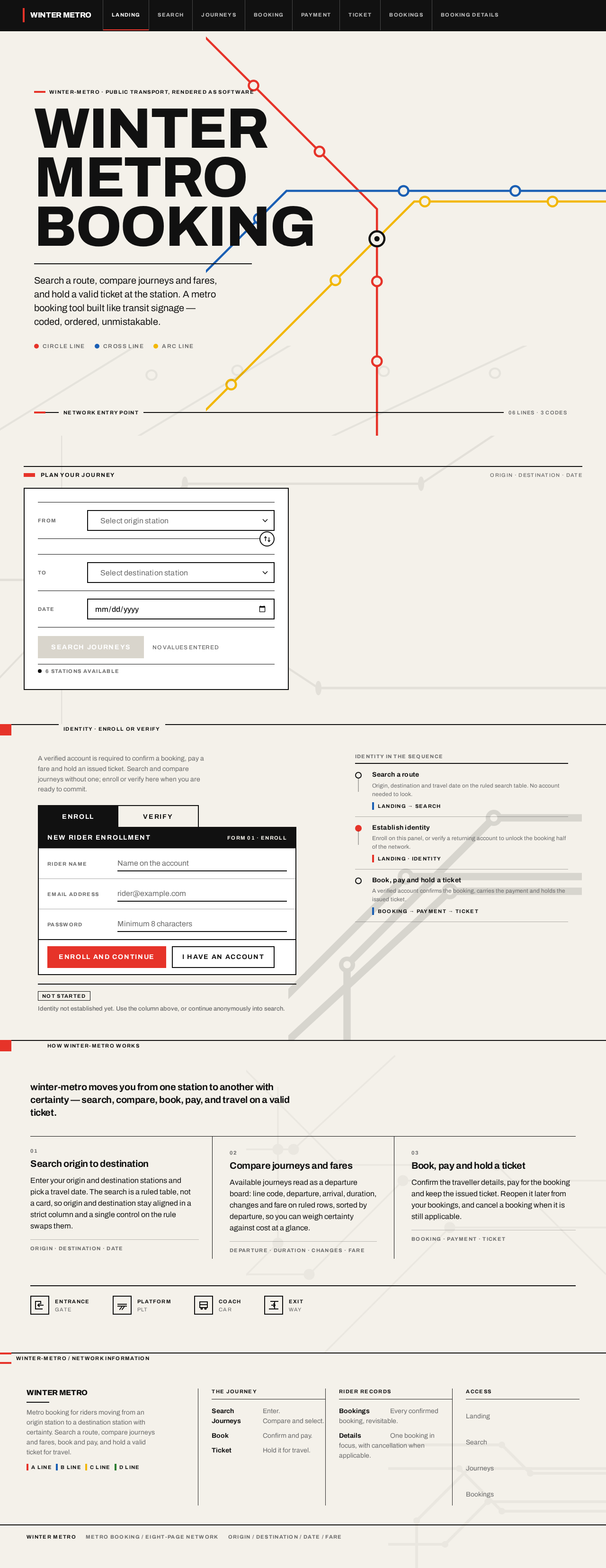 Landing design preview