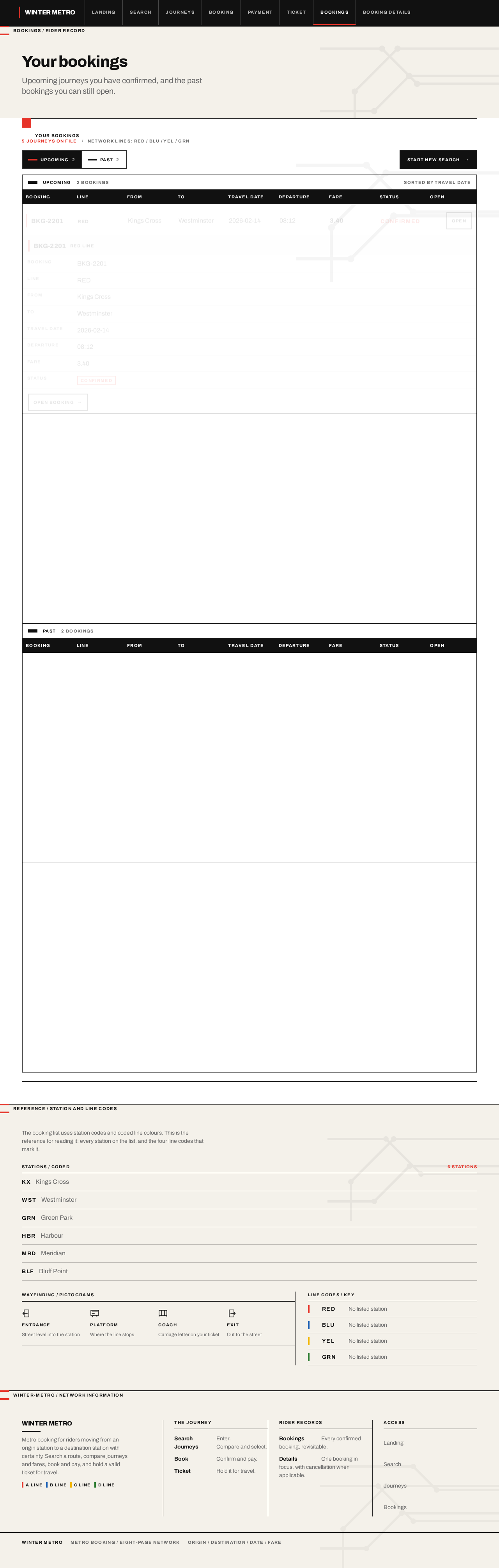 Bookings design preview